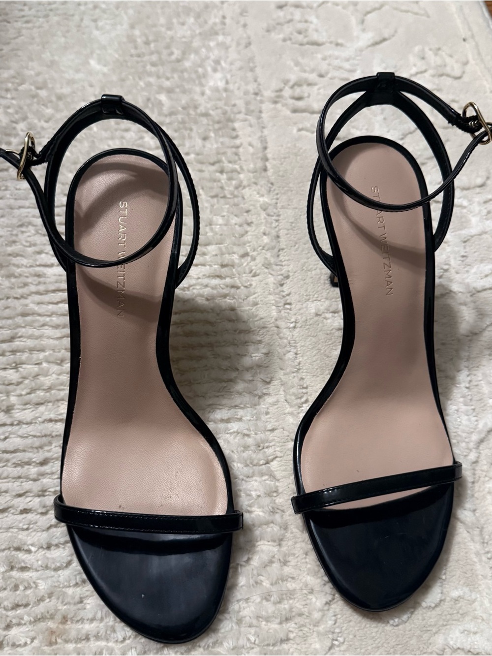 Stuart Weitzman Patent Leather Black Heels - Picture 6 of 6